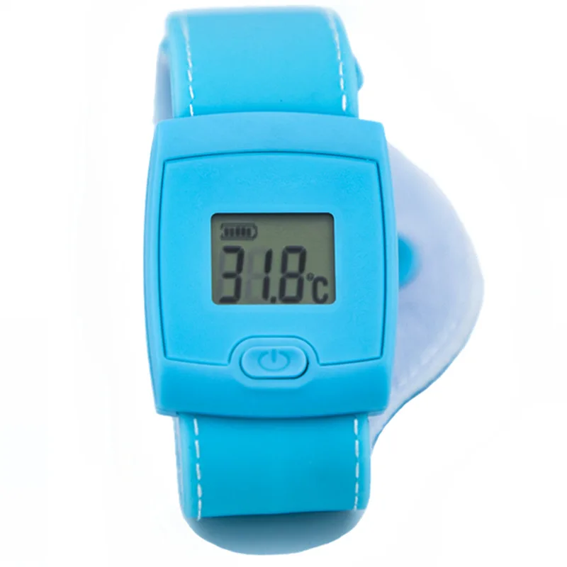 

Smart Silicone Children's Thermometer nt Monitoring Digital Temperature Traer Kids Health Watch with Bracelet Feature