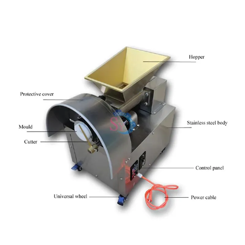 บ้านมัลติฟังก์ชั่เครื่องแบ่งแป้งไฟฟ้าพิซซ่าเครื่องตัดแป้งขนมปังม้วนแป้งลูกเครื่องทํา