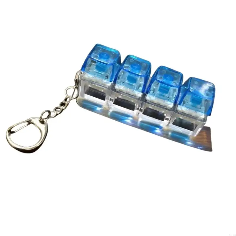 54DA Pocket Sized 4 Anti Stress Keychain Office Device With Shaped Design For Attention Improvement On The Go