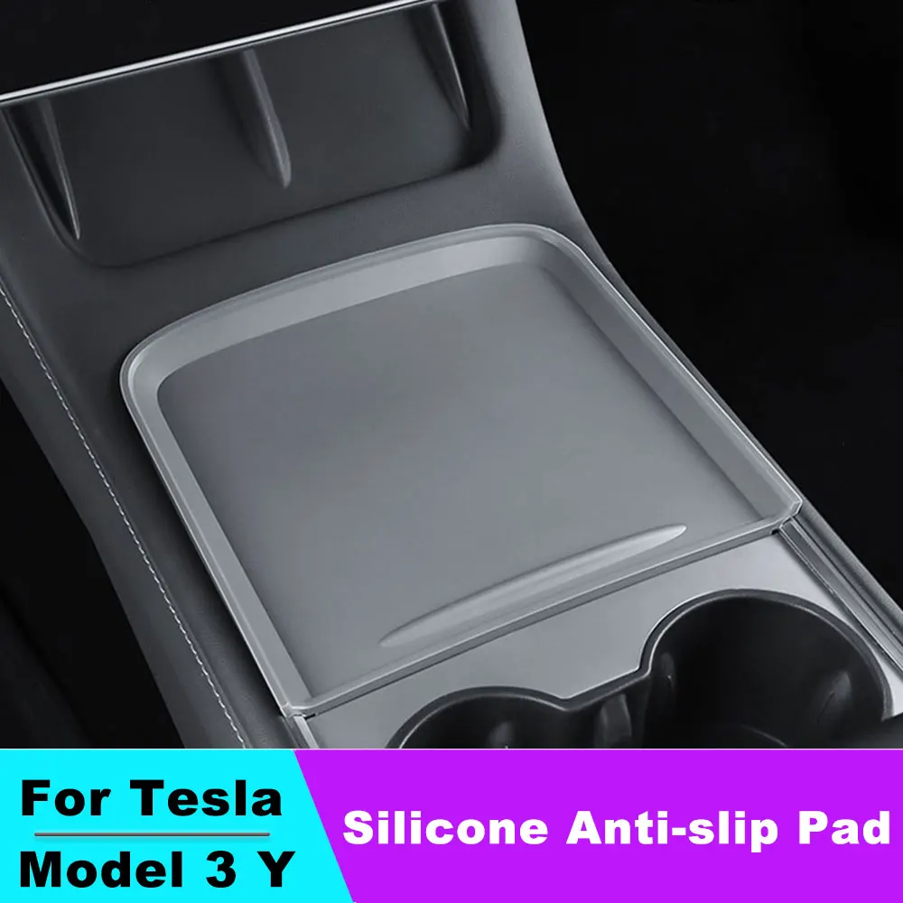 

Central Control Silicone Anti-slip Pad For To Tesla Model 3 Y Modified Accessories Central Control Protection Film Accesorios