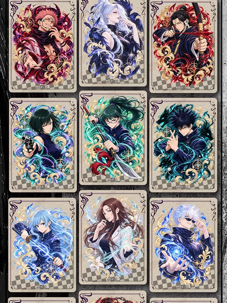 Wholesale 2026 Newest Zhou Ji Jujutsu Kaisen Card Collection Cards Japanese Anime TCG Gojo Satoru Party Toys Birthday GiftsTendy