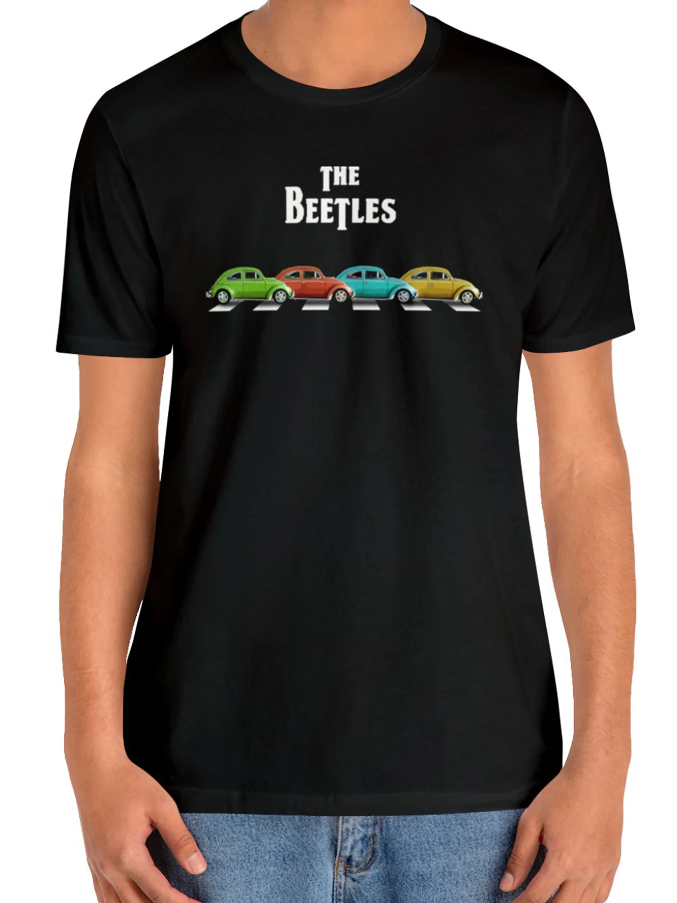 Beetle Car T-Shirt Summer Men's Tracksuit O-Neck Short Sleeve Pullover Top Breathable Sportswear Harajuku Fashion Streetwear