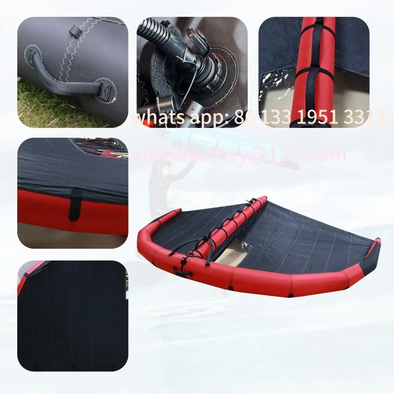 

Sea sports wind wing sup paddle board inflatable kite surfboard wind sail, outdoor sports skiing land wind wing