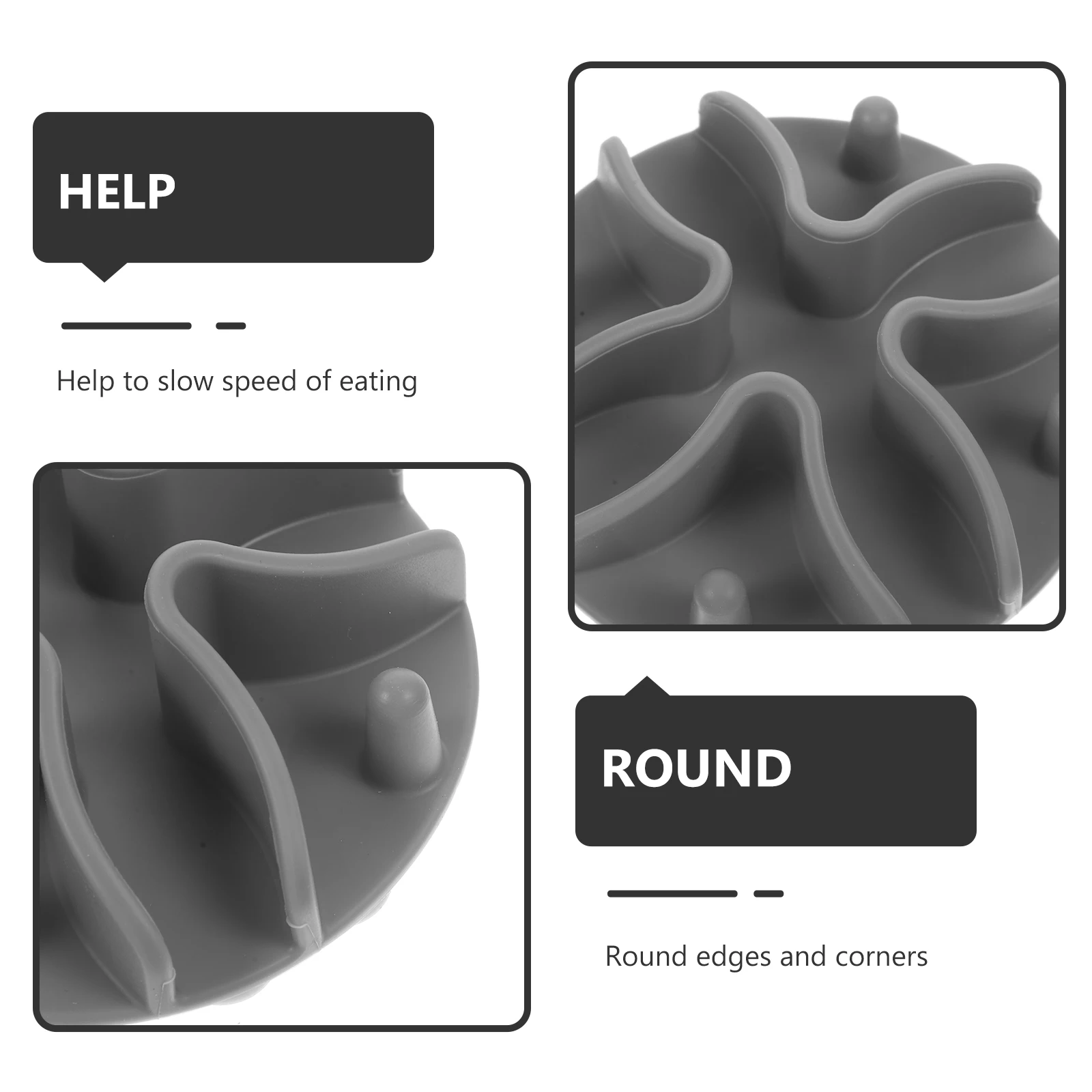 

Insert Silicone Feeder Dog Accessories Eating Bowl Inserts For Small Large Breeds Pet Supplies Dog Slow Feeding Bowl