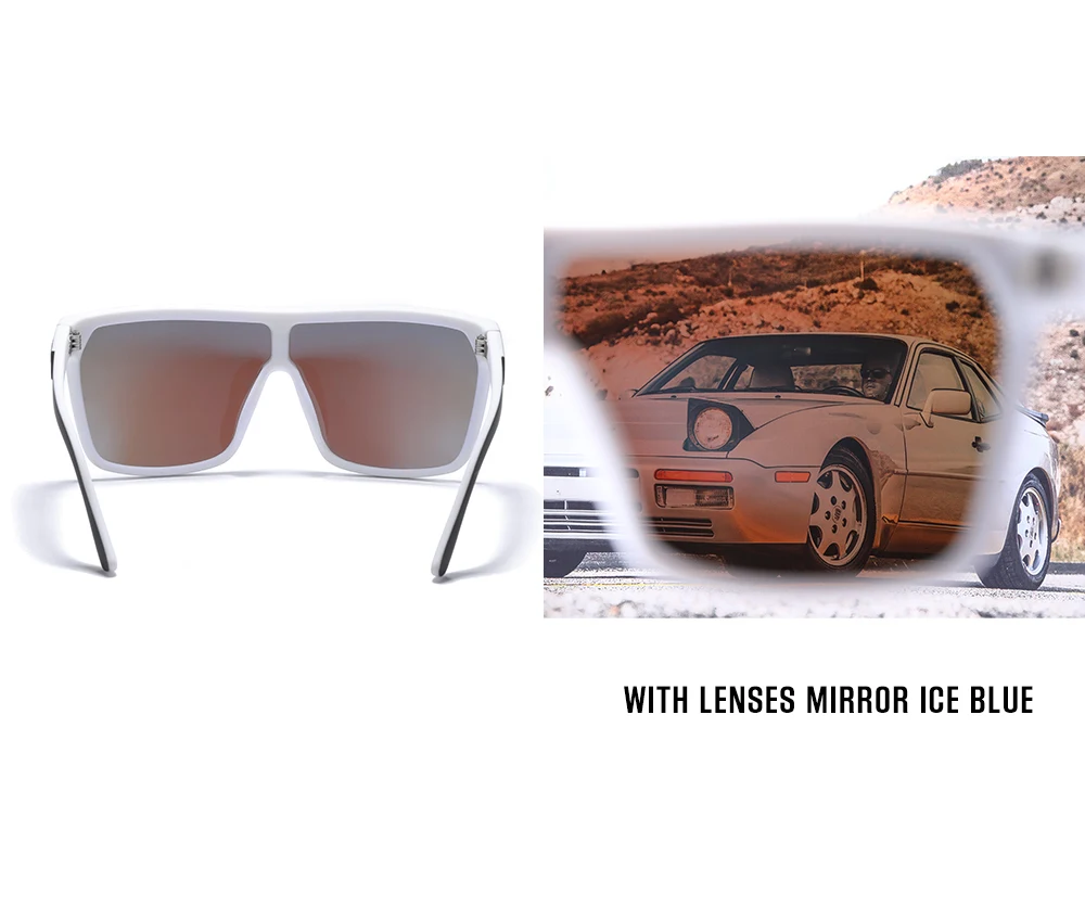 Kdeam High-End-Angels onnen brille für Männer und Frauen einteilige polarisierte Sonnenbrille mit langlebigen 5-Barrel-Scharnieren – Detail 10