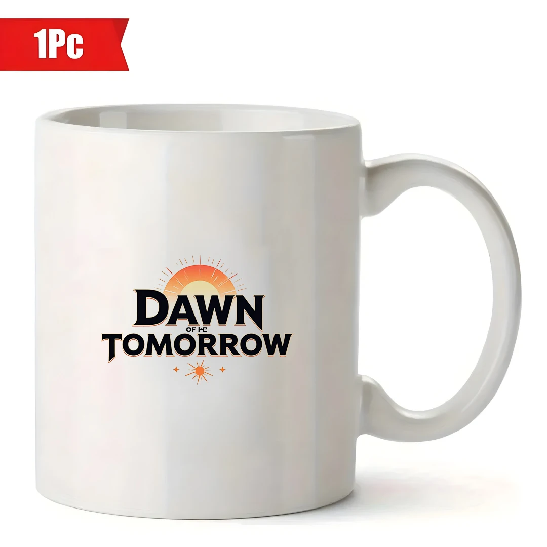 Tasse créative de 11 oz + Dawn of Tomorrow + tasse de boisson froide et chaude pour enfants - Cadeau de Noël pour la famille et le bureau