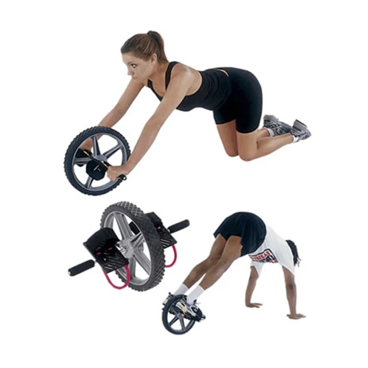 55x35x35cm Rubber AB Wheel Home Weight Loss & Abdominal Training Equipment