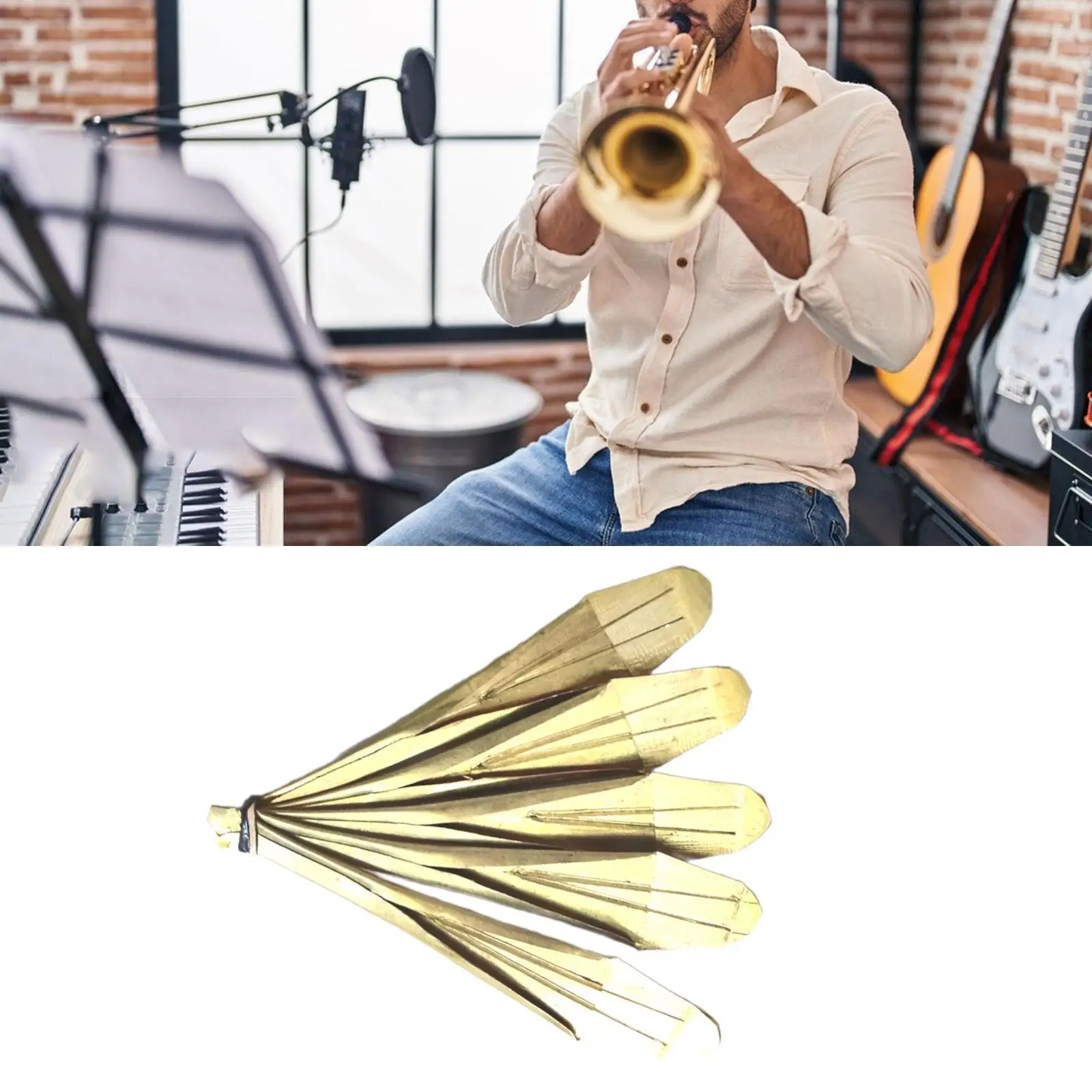 

5 Ended Jaw Harp Musical Instrument Children Kids Professionals Copper Portable for Music Lovers Party Favor Concert Birthday
