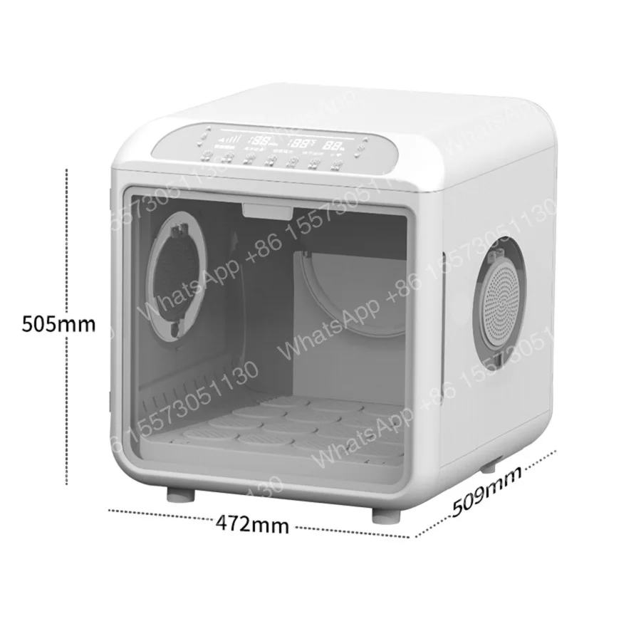 72L Adjust Speed Temperature Timer Pet Dryer Low Noise Automatic Cat Blower Drying Machine Professional Dog Pet Hair Dryer Box