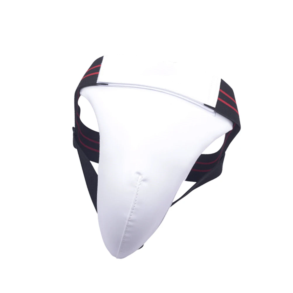 

Man Adult Taekwondo Groin Guard Size L PU Boxing Karate Crotch Protector Sports Safety Gear Crotch Protector