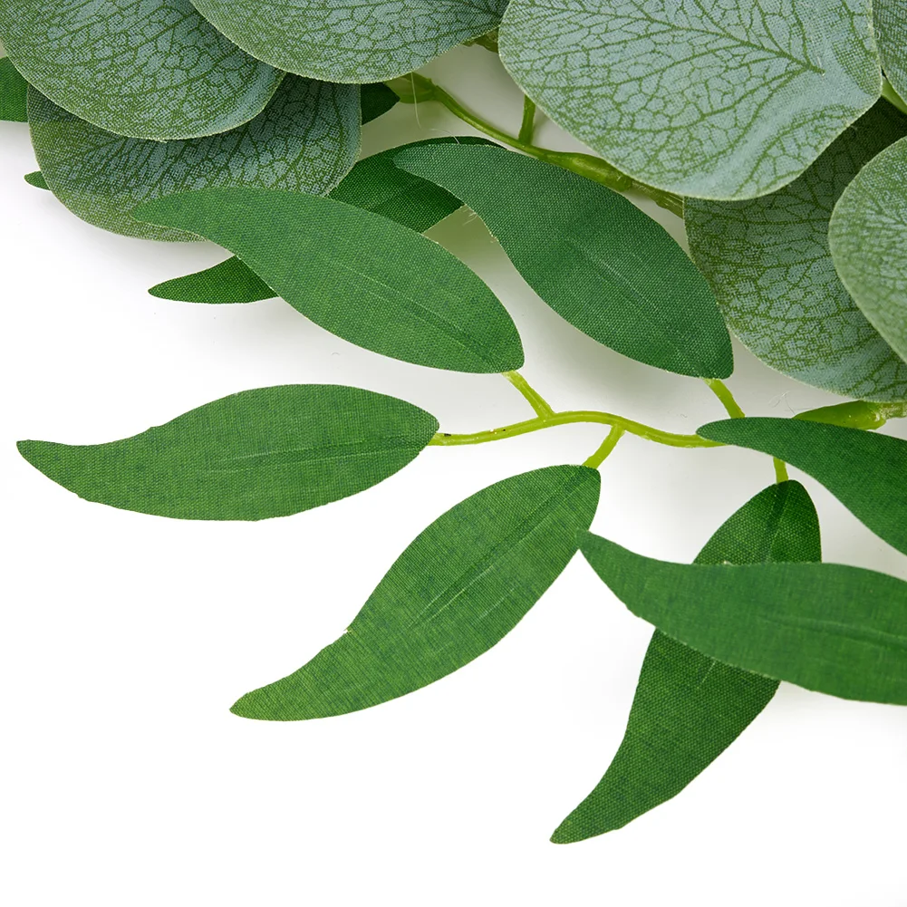 

Fake Vines Fake Eucalyptus Leaves Versatile Handmade Eucalyptus Wreath Garland for Wedding and Hotel 66 Feet Long