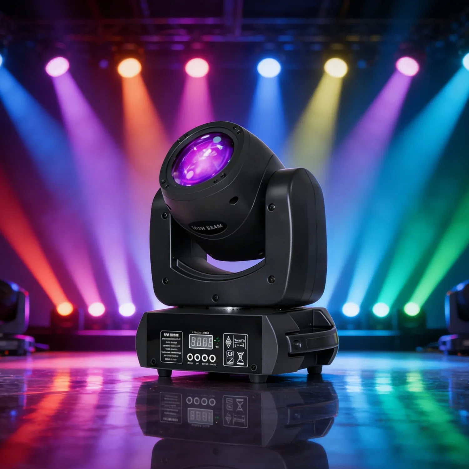 100W Moving Head Bühnenlicht LED Disco-Licht 8 Farben / 8 Muster DMX512 DJ-Licht für Bühnenauftritte Disco Bar DJ-Party