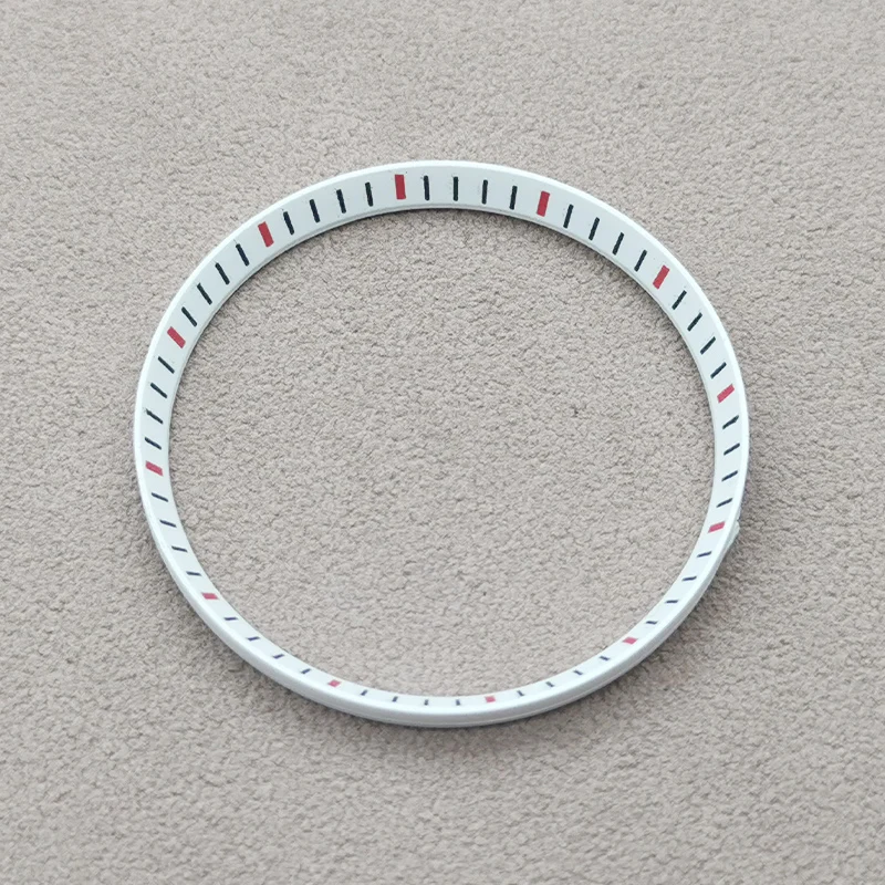 30,5 mm x 27,3 mm Uhrenkapitelring passend für SKX007 SRPD SKX009 Uhrengehäuse Kunststoff-Innenring NH35 NH36 Uhrengehäuse Ersatzteile ersetzen
