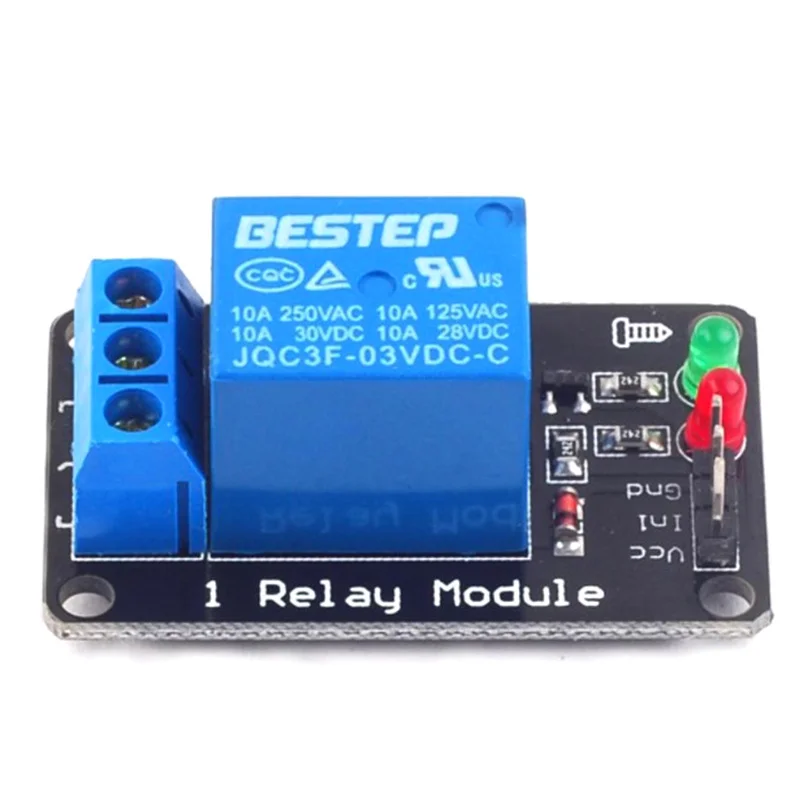 1 pz 1 canale 3V modulo relè scheda 3.3V tiro di basso livello con lampada