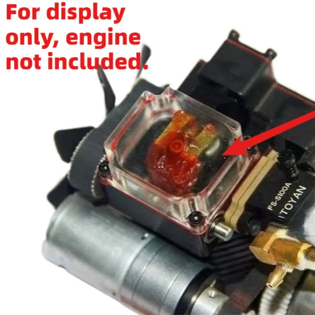 

TOYAN FS100 Four cylinder Methanol Engine Model Transparent Cylinder Head Accessories Made of High transparency Acrylic Material