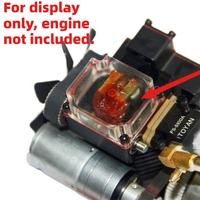 TOYAN FS100 Four cylinder Methanol Engine Model Transparent Cylinder Head Accessories Made of High transparency Acrylic Material