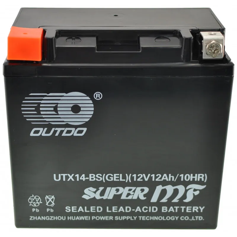 Motorcycle Battery Ytx14-Bs Gel Battery Kage