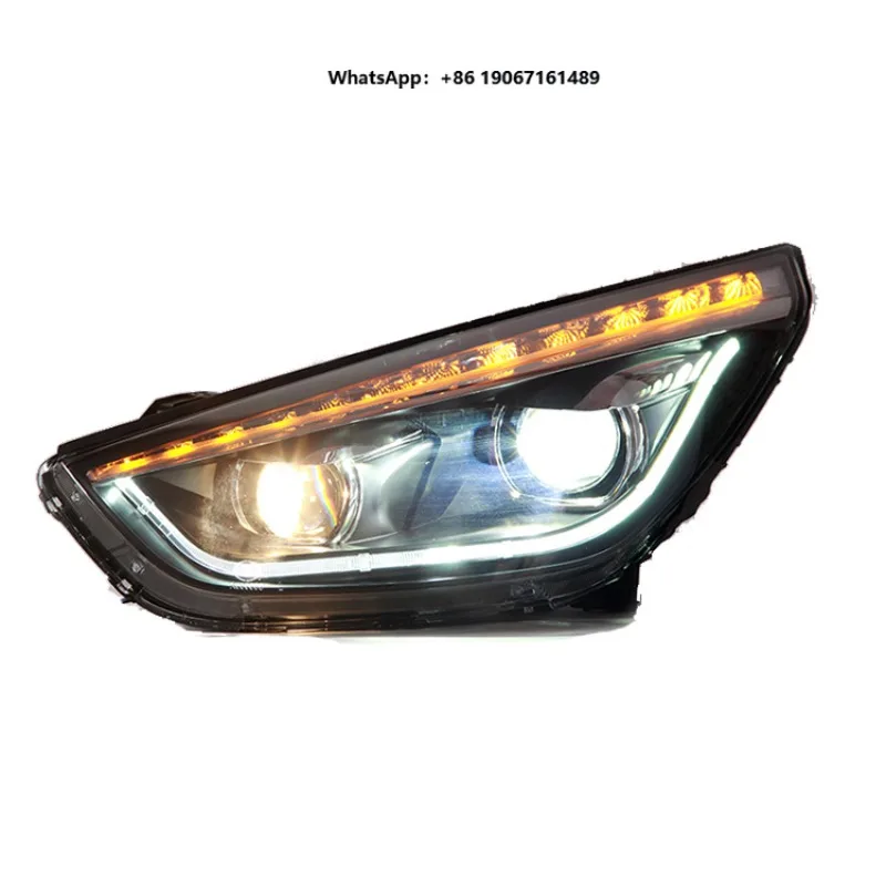 Car Accessories LED Head Lights Front  Upgrade 2 Lens LED Headlamps 2010-2015 LYH
