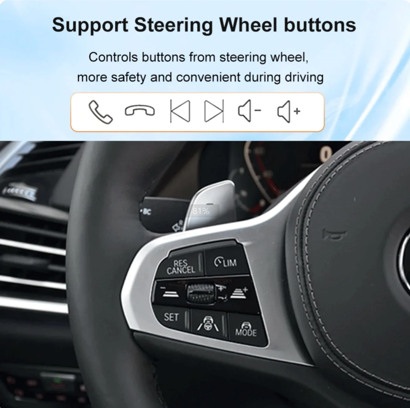 2K شاشة CarPlay راديو لسيارات BMW ميني كوبر F54 F55 F56 F60 2015-2019 Android15 السيارات سيارة مشغل وسائط متعددة ستيريو GPS 2Din