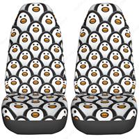 Penguins Car Seat Covers Universal 2 Pcs Auto Front Seat Cover Fit Most Cars,SUV,Sedan,Trucks