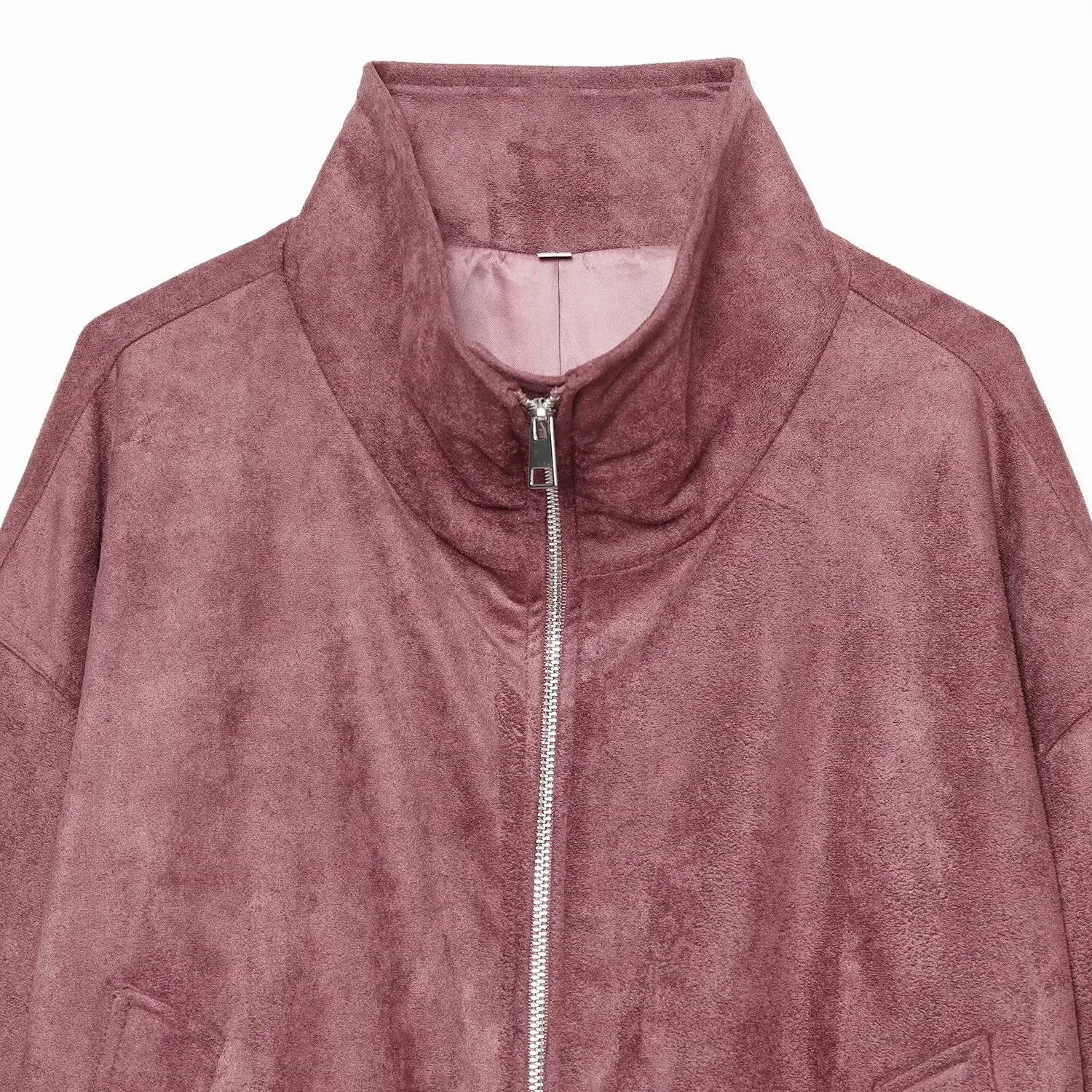 Fashionable Versatile Pilot Jacket Outerwear Women's Standard Fit Polyester Long Sleeve Regular Length Autumn New Arrival
