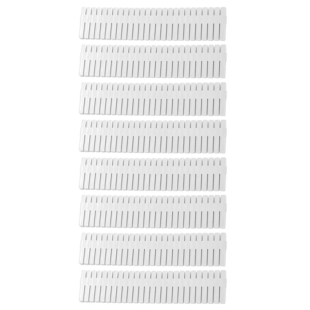 

8 Pcs Drawer Dividers Storage Household Plastic Dressing Table Separators Adjustable Design Multipurpose Underwear Box ganizer