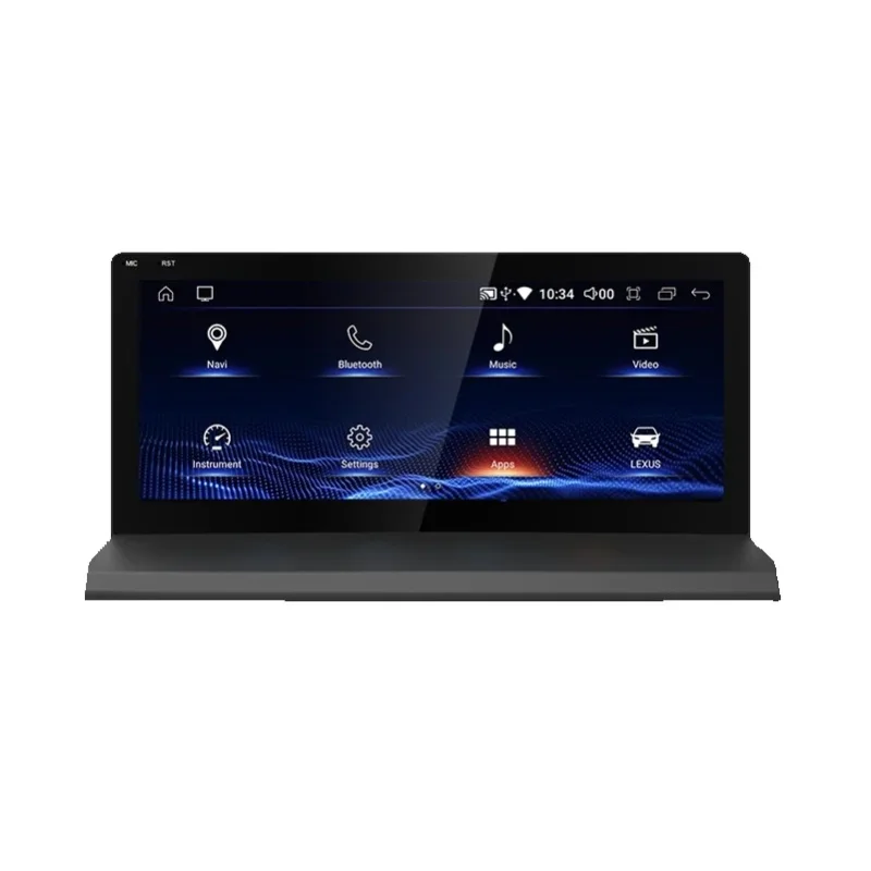 10,25'' Android 14 für Lexus NX NX200 NX200T NX300h NX300 2014-2017 Snapdragon 665 Autoradio Wireless CarPlay Android Auto Multimedia