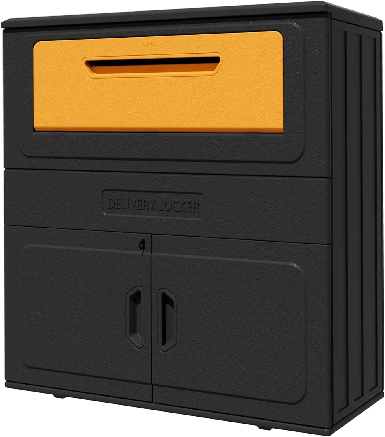 

Outdoor Parcel Drop Box Resin Waterproof and Rustproof Parcel Drop cabinet Anti-theft Locking Package Delivery Box Porch House