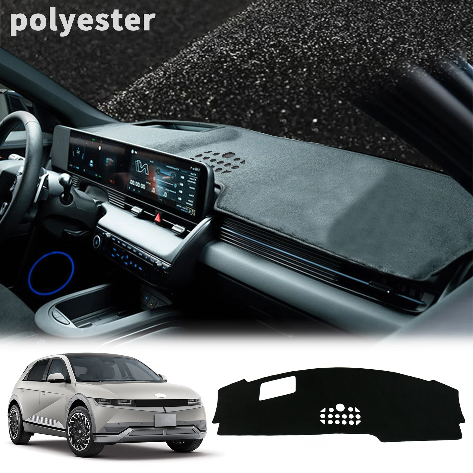 

Автомобильный коврик для приборной панели для Hyundai IONIQ 5 2022 2023 2024 2025 N-line аксессуары DashMat солнцезащитный ковер защитный ковер