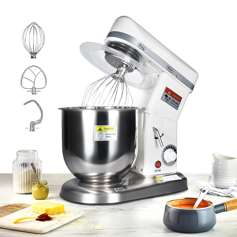 

Коммерческий электрический планетарный миксер MOSEENER, пластиковая миска из нержавеющей стали, аксессуар для домашнего смешивания еды