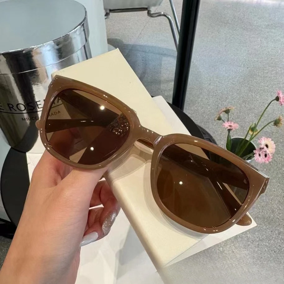 

2025 TR90 Polarized Cat-Eye Sunglasses - Korean Fashion UV400 Driving Shades for Women Lightweight Trendy