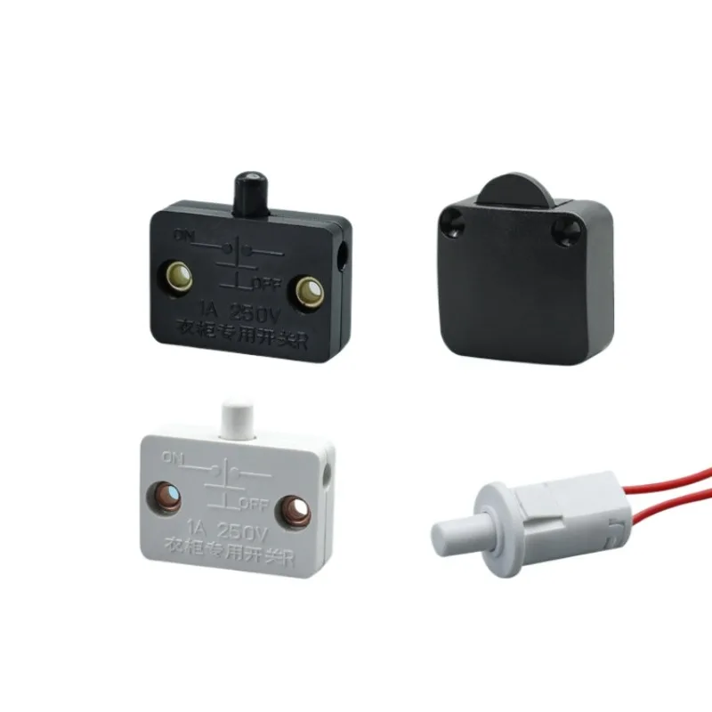 220V Door Contact Light Control Switch Cabinet Wardrobe Bedside Door Activated On/Off Limit Touch Sensor Switch