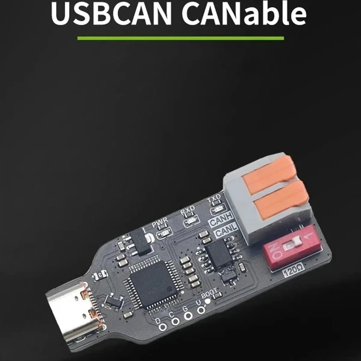 

(A15I) Конвертер USBCAN CANABLE, приемопередатчик USB-CAN, отладчик протоколов, анализатор протоколов, совместим с Socketcan и PCAN