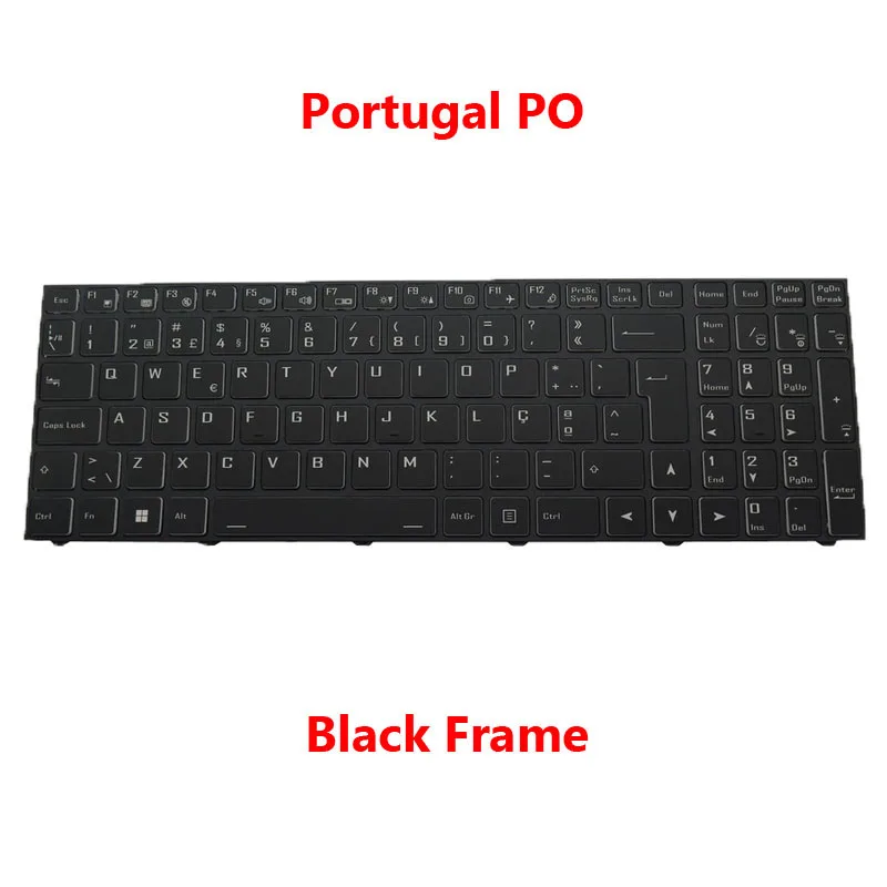 Laptop US PO Keyboard For Avell For B.On Lite Portugal PO United States US Black With Frame New