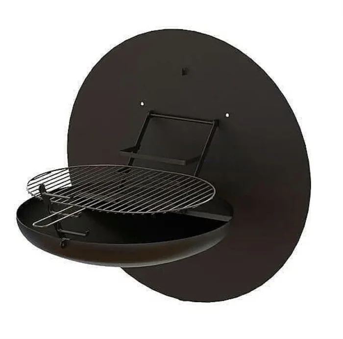 2026 Hot Sale Outdoor Folding Barbecue Grill Garden Wood Burning Metal Fire Pit Wall Mounted BBQ Grills
