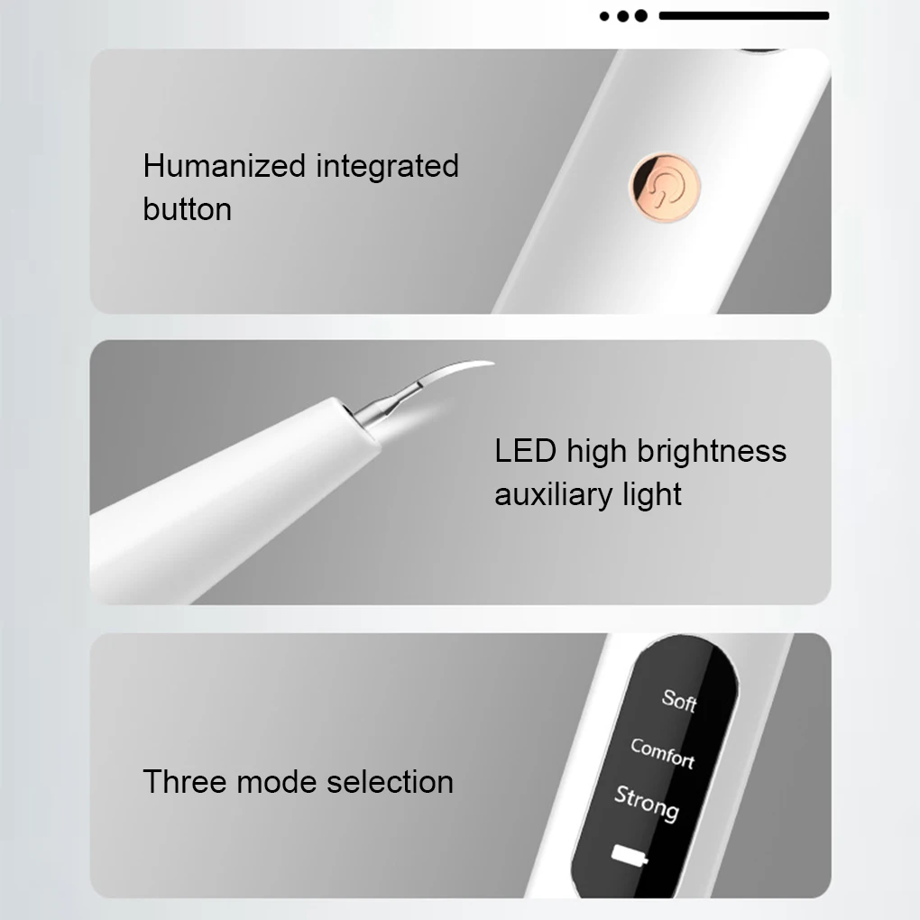 Effective ForDental Scaler For Teeth Deep Cleaning Mouth Shower Safe And Harmless To Teeth Sound