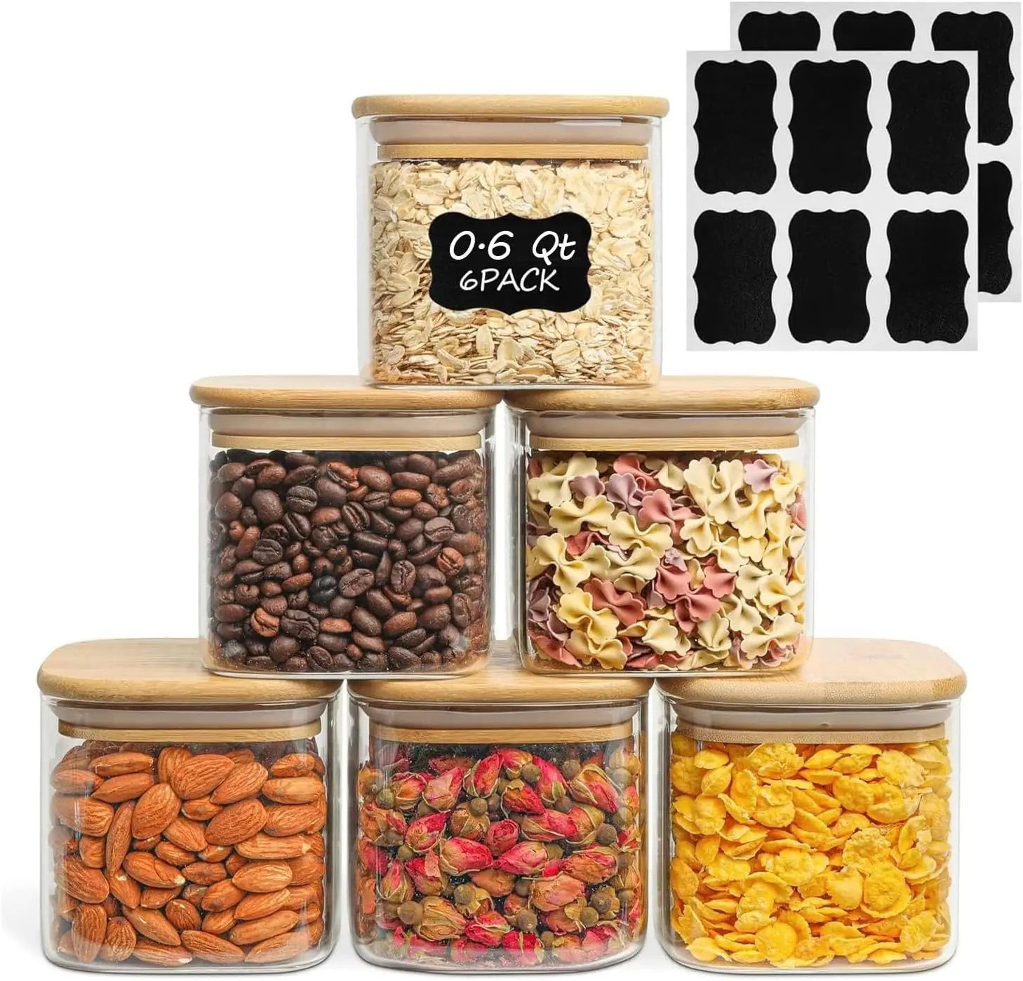 0.6 Qt Glass Food S…