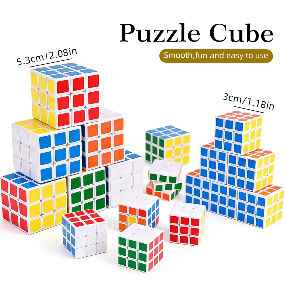 3x3 Magic Speed Puzzle Cube, High‑Performance Smooth Rotating Brain Teaser Game Cube, Durable Sticker 3x3 Puzzle Cube