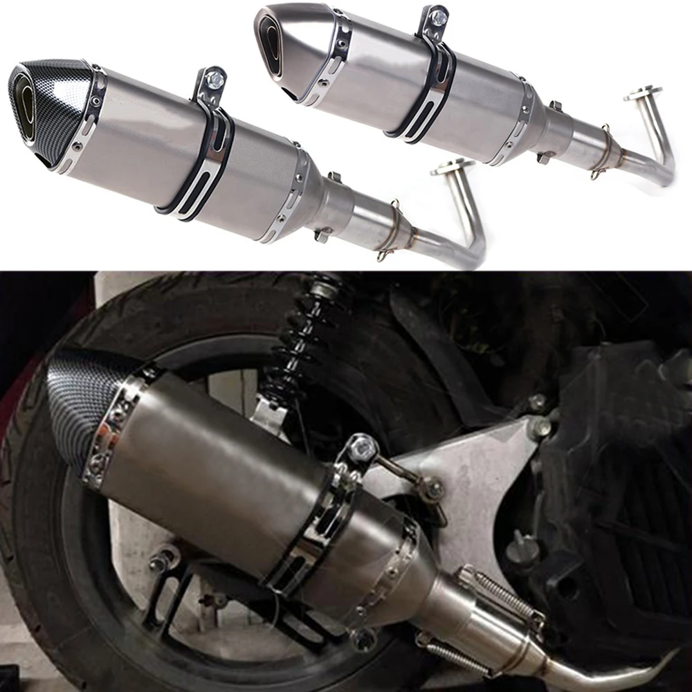 

Мотоцикл Escape выхлопной глушитель скутера полная система средняя труба для HONDA pcx125 pcx150 PCX 125 150 2011-2017