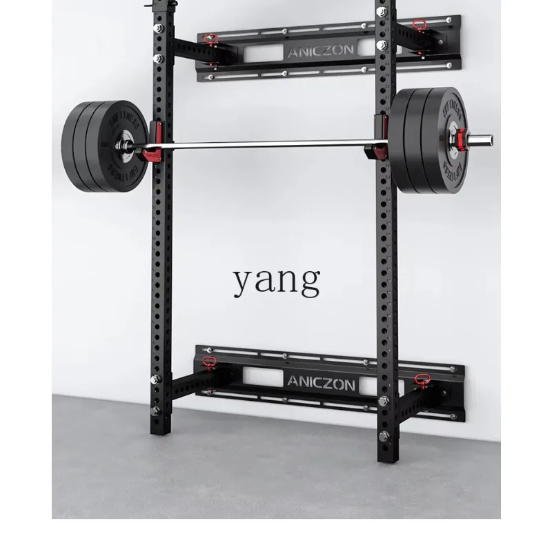 LTT wall folding squat frame household multi-functional free bench press integrated frame