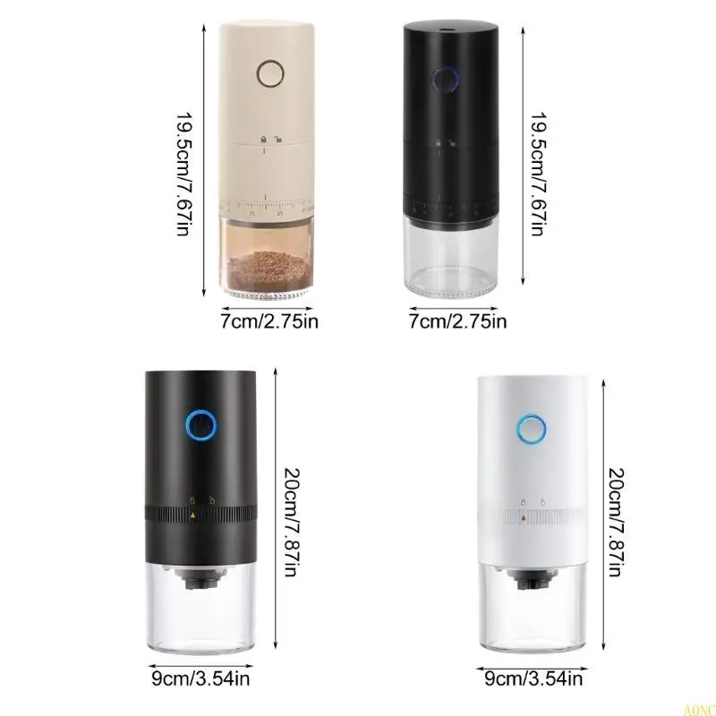 A0NC Electric Coffee Grinder 1500mah recargeable Profession