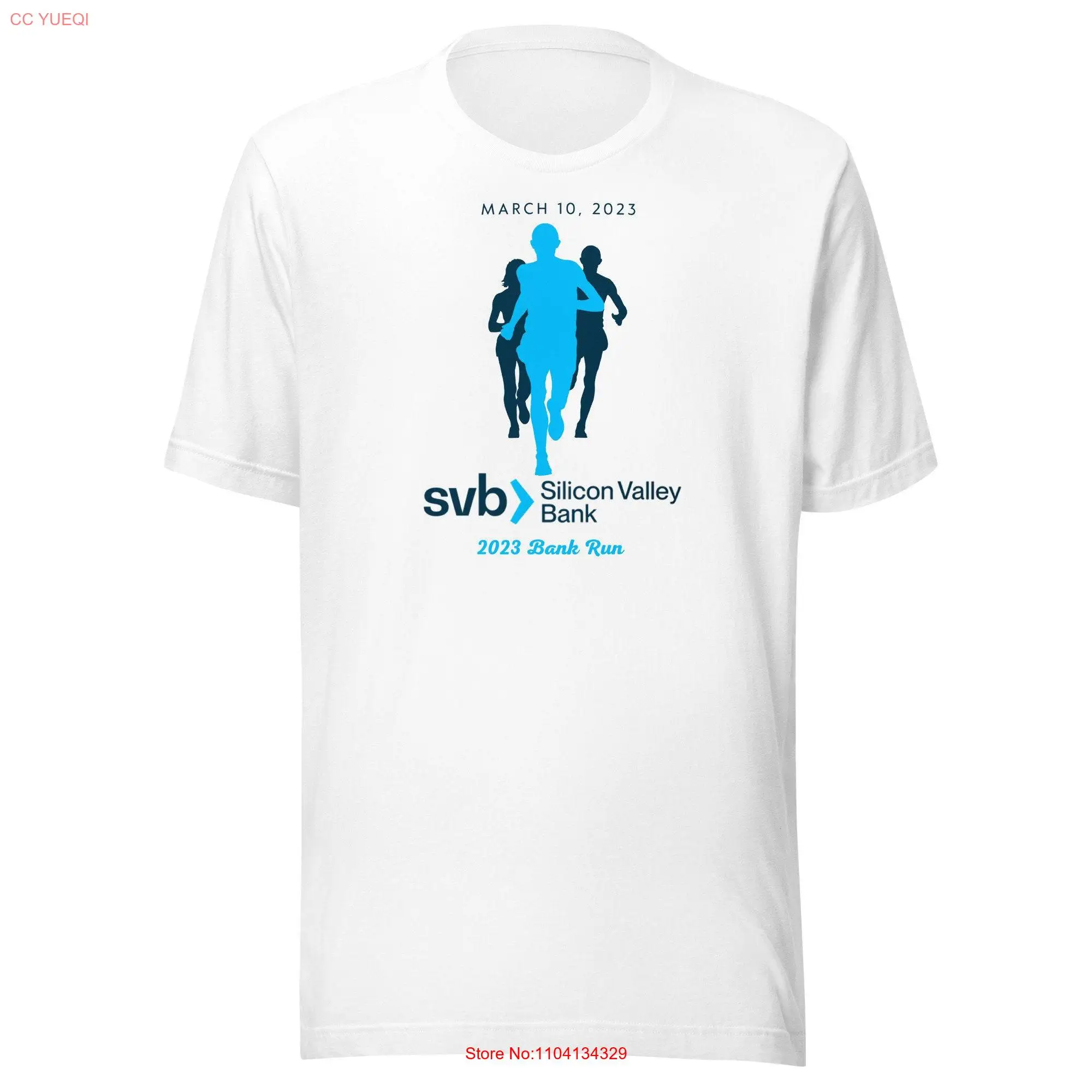 Svb Silicon Valley Bank Corporate Run T-Shirt mit langen oder kurzen Ärmeln