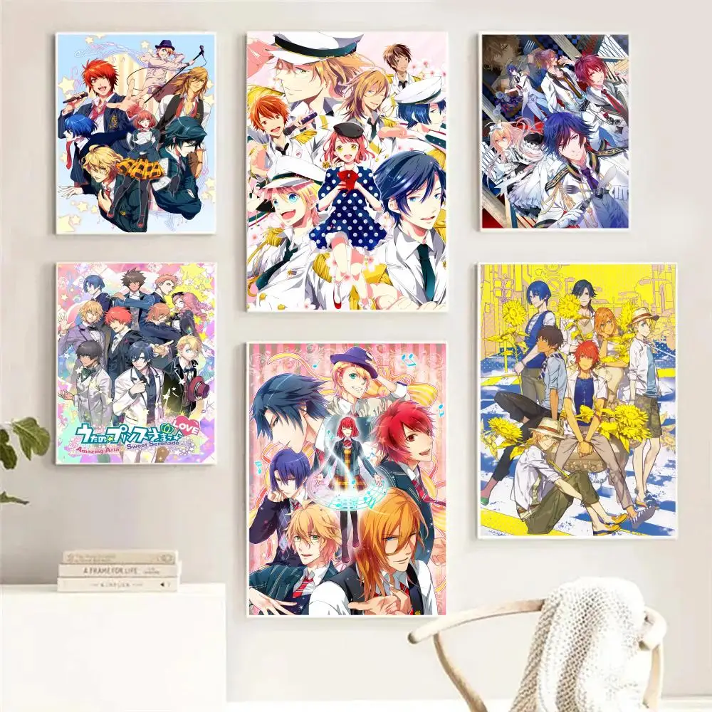 لعبة Uta No Prince Sama اللوحة الخط HD حائط لوح رسم ديكور فني للمنزل مكتب غرفة المعيشة غرفة نوم هدية