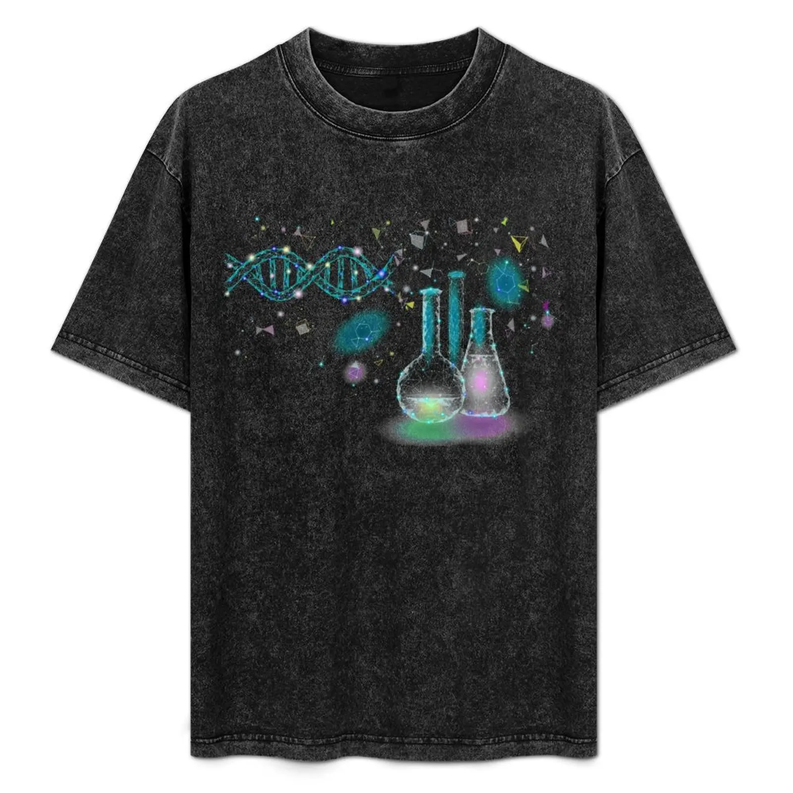 Chemistry Alchemy Magical Equipment Student Geek DNA T-Shirt Utility Work Short Sleeve Top