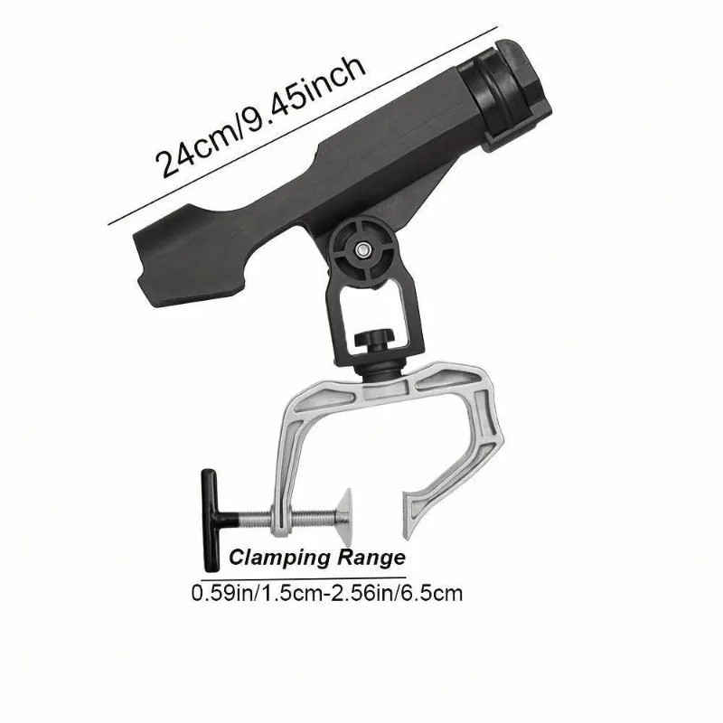 Boat Raft Bridge Fishing Bracket, Drop Reel Fishing Rod Holder Support Mount