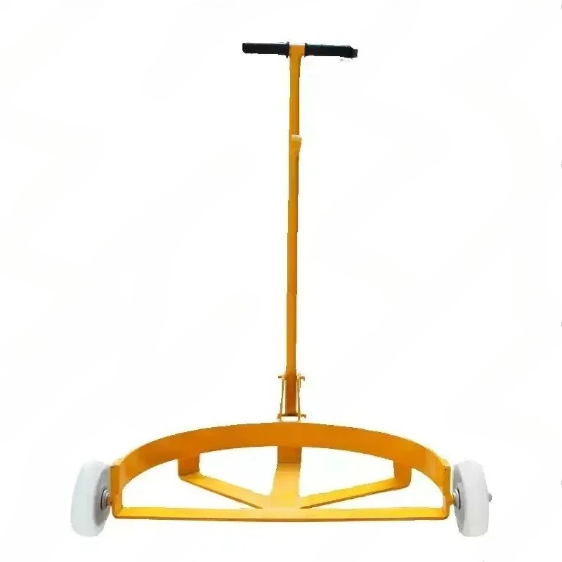 Simple oil barrel low position translation push pull hand tow transporter hand pull sliding iron plastic universal