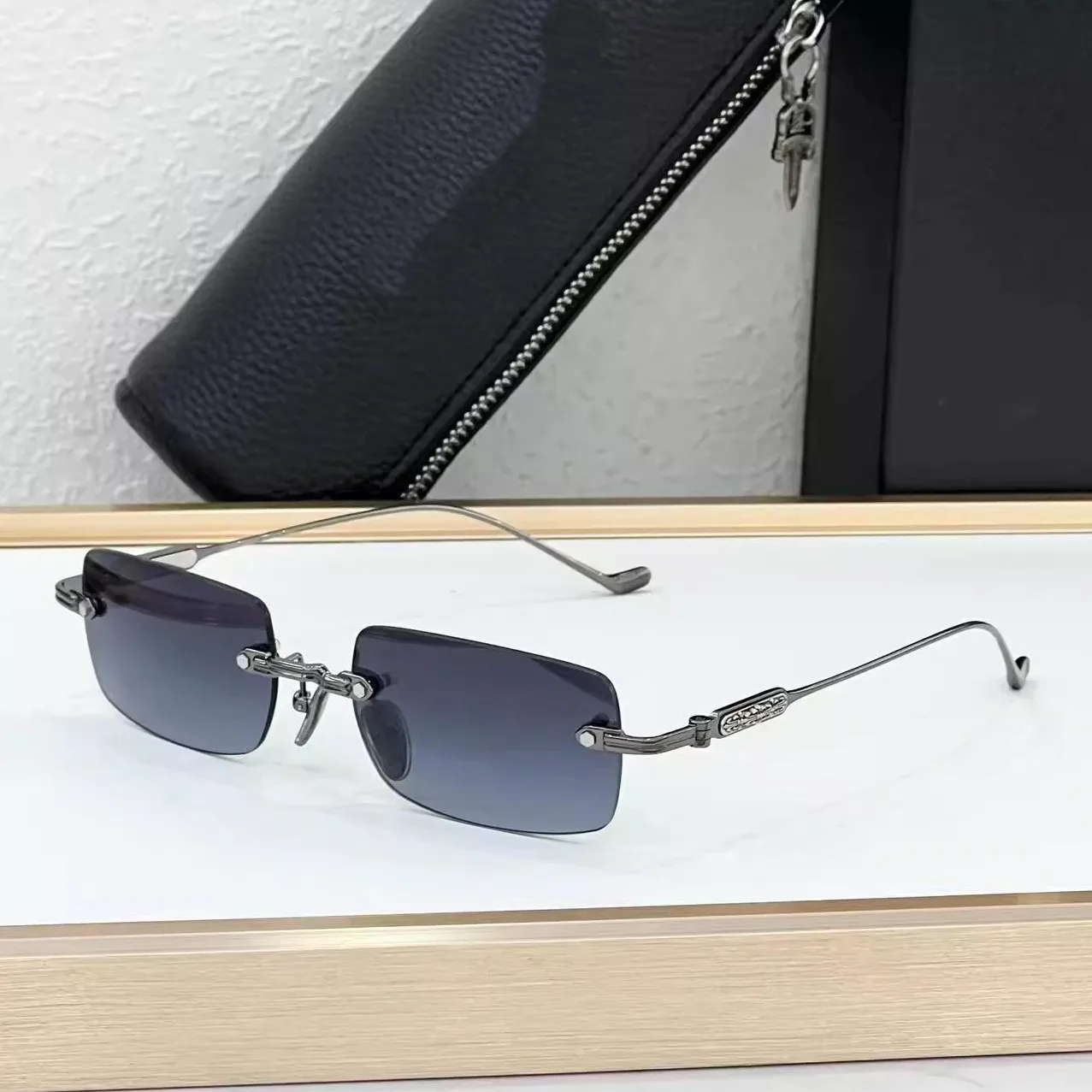 

Sof Vintage ex Square Framel Sunglasses UV Protection Outdoor Holiday Faionable Ele Classical Personali Glasses