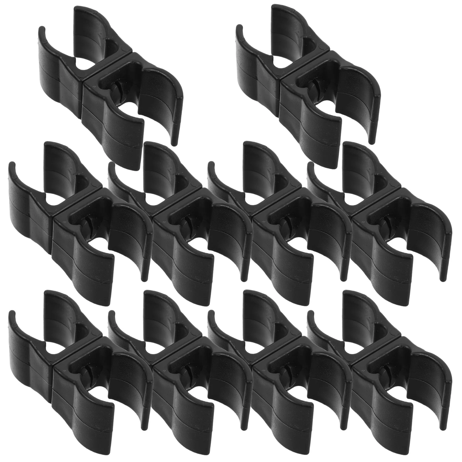 

10 Pcs Sign Rod Clamp Football Soccer Practice Equipment Pp Plastic Pegs
