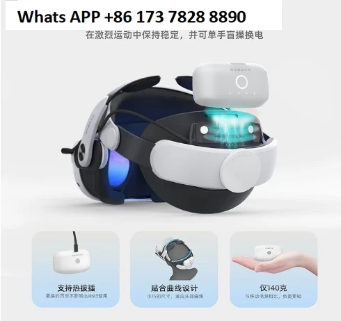 

The BOBOVR M3 Pro works with the Meta Quest 3 VR headset battery pack headband