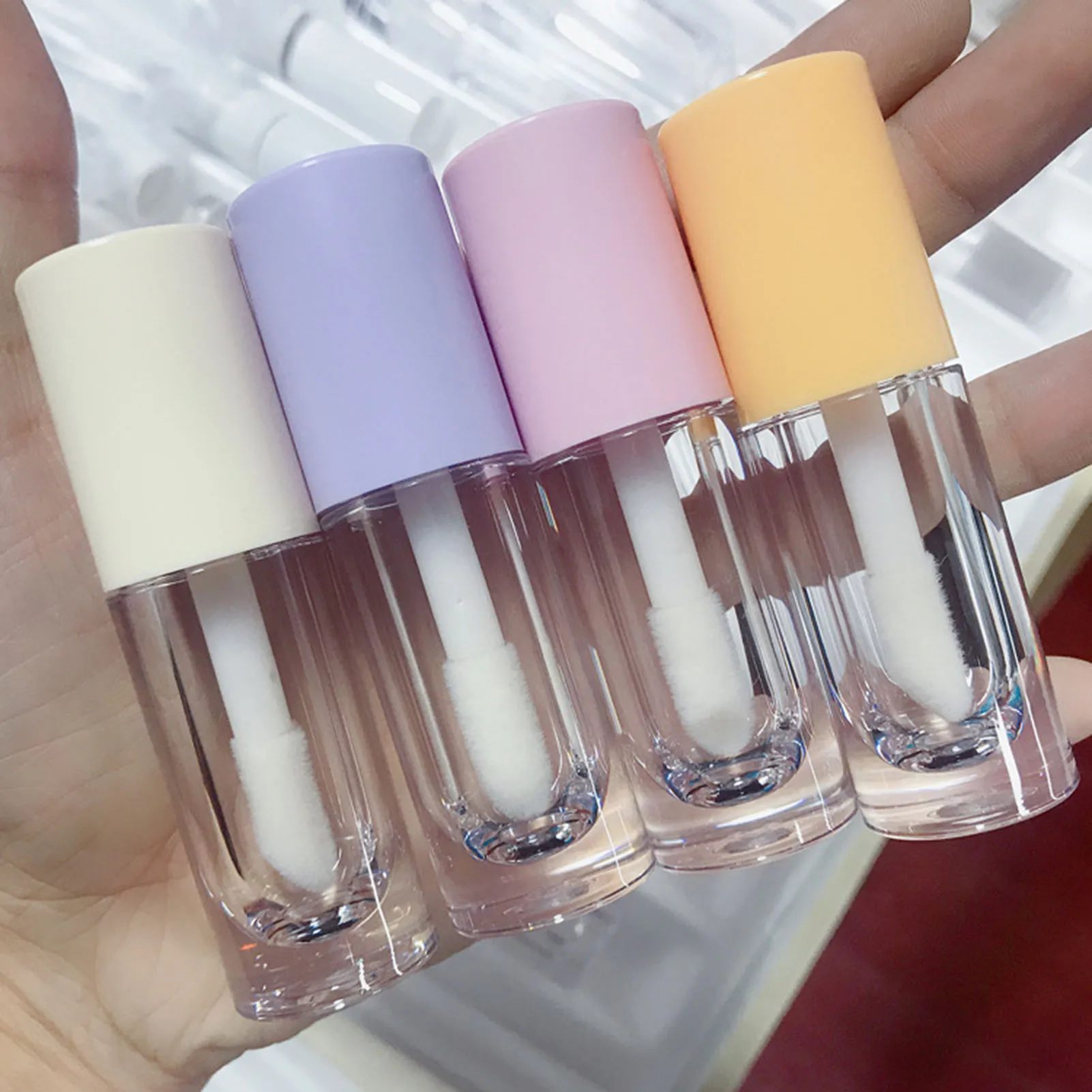 

6.5ml Refillable Lip Gloss Tubes Empty Lipstick Bottle Lipgloss Tube Cosmetic Sample Container Refillable Bottles